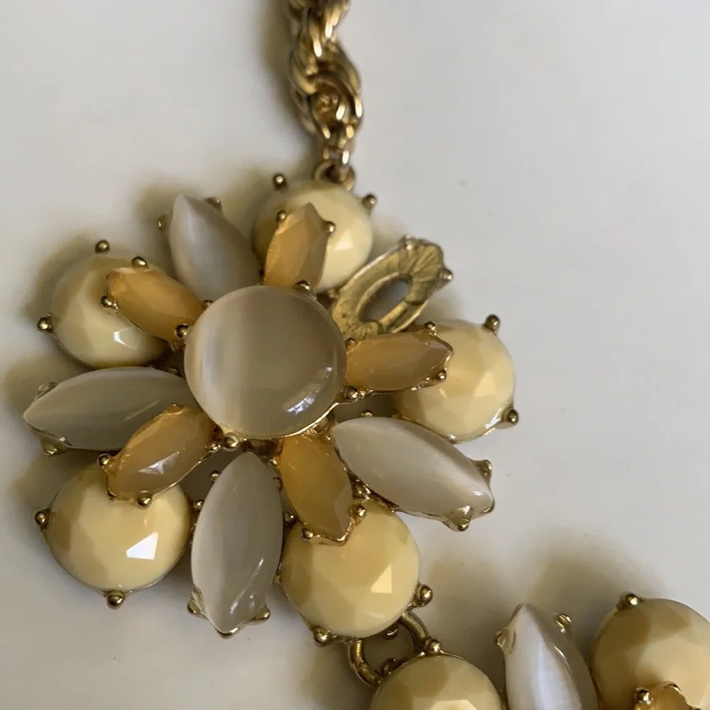 Two Banana Republics statement Necklaces